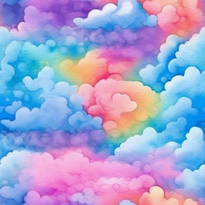 Rainbow Clouds 