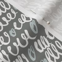  Love Note Hearts Coordinate - Gray