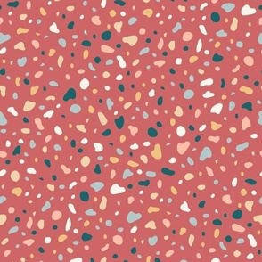 Medium//Terrazzo//Rosy Amanita Red