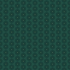 Casual Calico-Honeycomb Blender Green