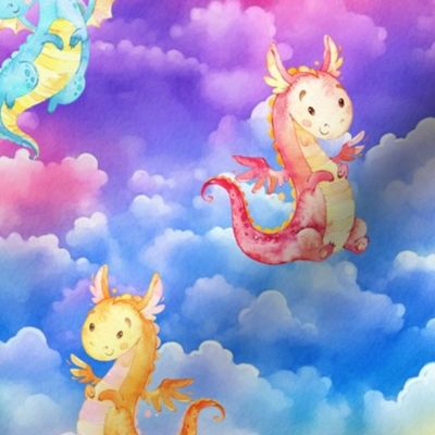 rainbow dragons