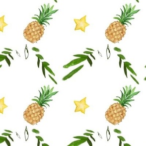 Pineapples & Star Fruit