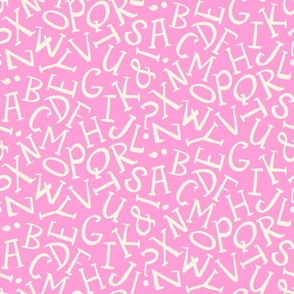 Alphabet - Pink
