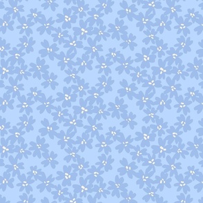 Loose Floral - Periwinkle