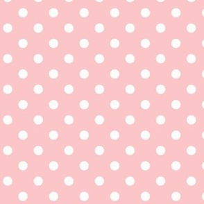 Dark Dotty: Medium Millennial Pink Polka Dot