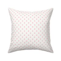 Dotty: Millennial Pink & White Polka Dot, Pink Polka Dotted