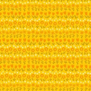 Garden Rows - Yellow