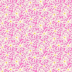 Outline Floral - Pink