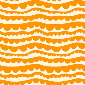 Scallop Waves - Orange