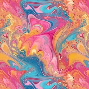 Colorful Marbled Swirls