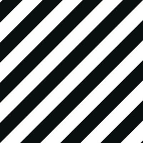 Black diagonal stripes - medium size