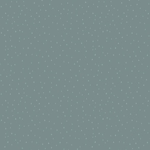 Triangle Mini Dot Forest - Teal Gray