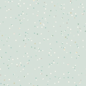 Confetti Speckles Geometric Party Toss Pear Green