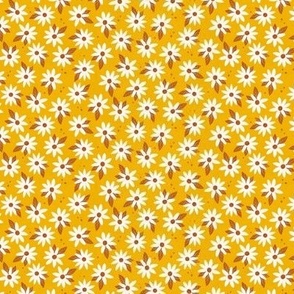 Boho Daisy In Bright Yellow