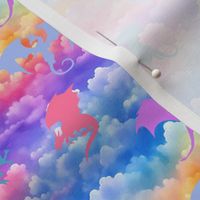 Micro Scale Rainbow Cloud Dragons