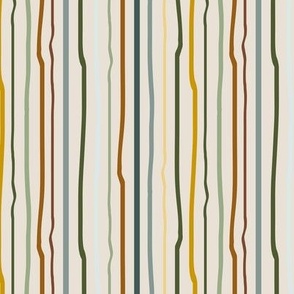 Stripes Multicolor Cool Earthy (Medium)