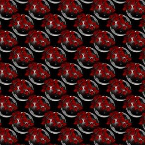 Black And Red Bubbles