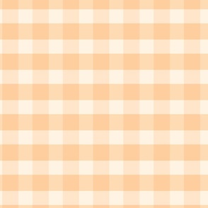 Gingham - Kumquat Orange