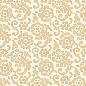 french country linen in honey cream -02