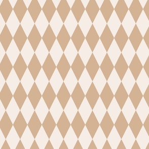 Harlequin Diamond Check - Earthy Brown