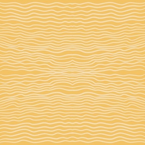 Yellow Small Wvey Stripes