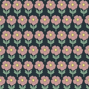 Pink Buttercups Repeat (20x20)