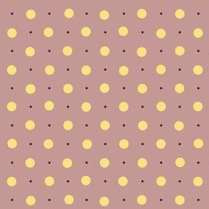 Buzzy Buttercups Dots PINK (5.24x5.24)