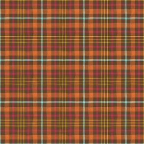 Retro Fall Plaid - Small Scale