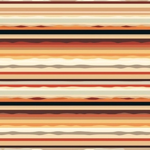 Desert Deviation Arid Earth Tone Stripes