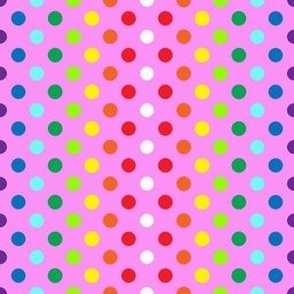 Rainbow Polka Dot #5