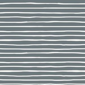 Messy Stripes (Blue)(6")