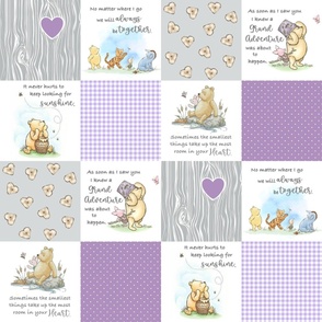 Winnie the Pooh Classic / Purple  Heart