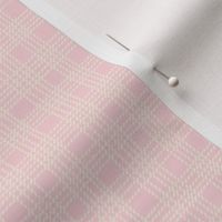 Dashed Plaid Cotton Candy and Cream - small scale - mix and match