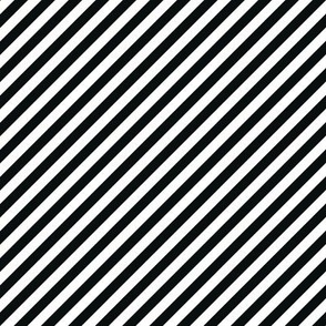 Black diagonal stripes - small size