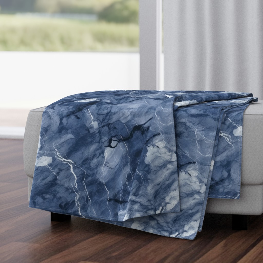 Navy Blue Marble Texture – Slate Blue Marble