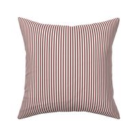 Cabana stripe - Dark antique mauve  - Perfect Stripe - extra small lilac candy stripe