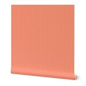 Cabana stripe - Orange red and creamy white - perfect stripes - extra small - orange candy stripe