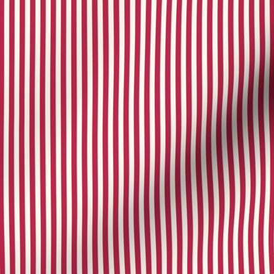 Cabana stripe - Viva Magenta - Perfect Stripe - large - Pantone Color of the year 2023 - extra small magenta candy stripe