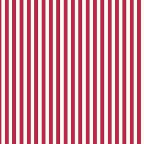 Cabana stripe - Viva Magenta - Perfect Stripe - large - Pantone Color of the year 2023 - extra small magenta candy stripe