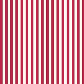 Cabana stripe - Viva Magenta - Perfect Stripe - large - Pantone Color of the year 2023 - small magenta candy stripe