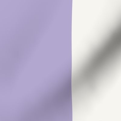 Cabana stripe - Digital Lavender / purple rose stripes on soft white - large lilac candy stripe