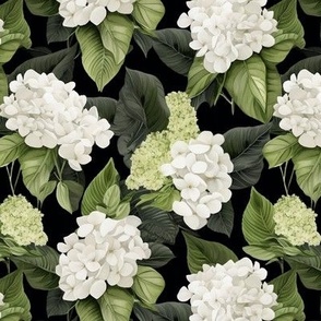 Nocturnal Hydrangeas 