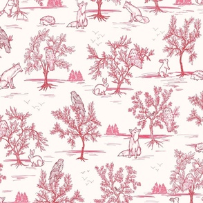 Of Owls and Bunnies (pink)