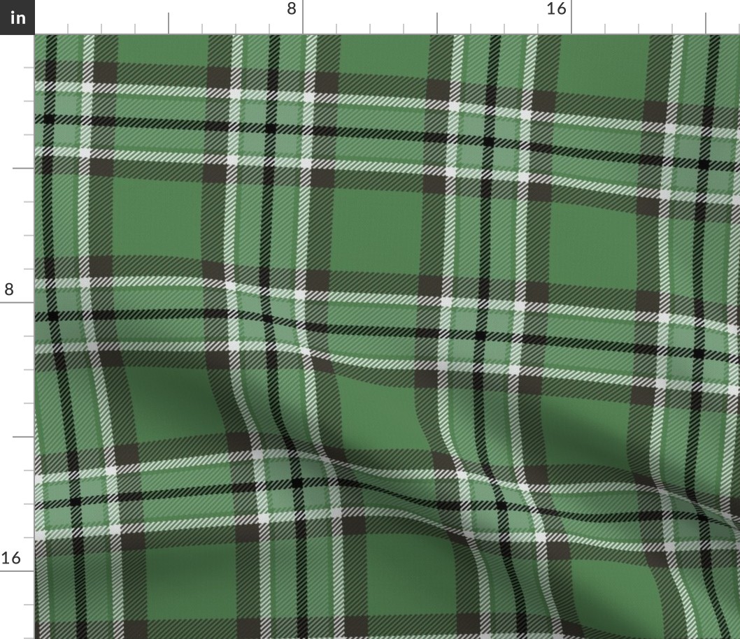 Town Square Plaid in Sage Greens