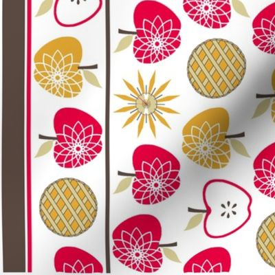 Always Time for Apple Pie - 2025 Calendar Tea Towel - Retro Red Variety Pack