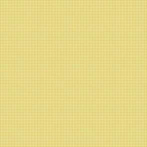 2" Gingham Check Plaid Lemon Yellow and White by Audrey Jeanne