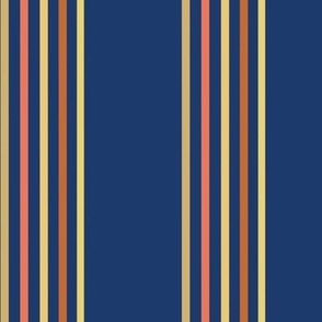 Blue Dreams - medium Stripes
