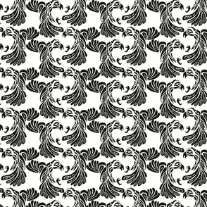 [Medium] Wallpaper Classic Eagles - Black and White