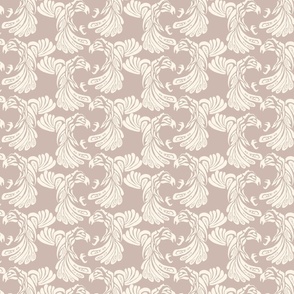 [Medium] Wallpaper Classic Eagles - Pink Beige Neutral