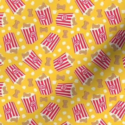 (small scale) Pupcorn - yellow - movie theater popcorn with dog treats - LAD23